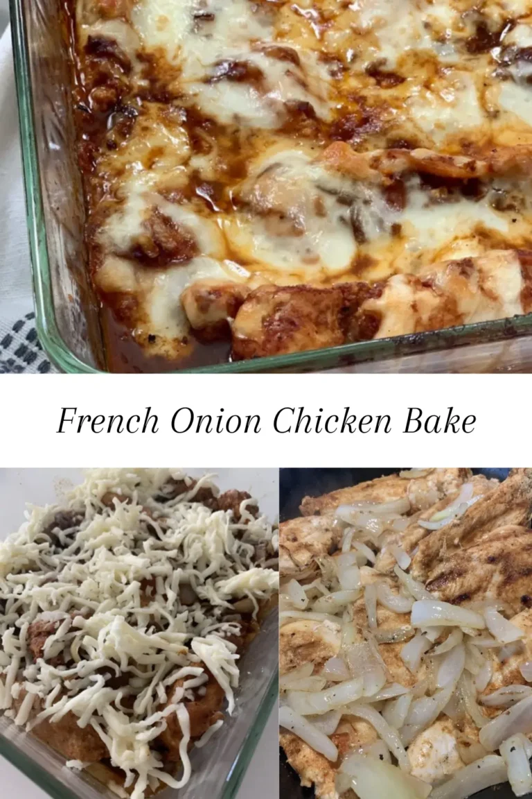 French Onion Chicken Bake