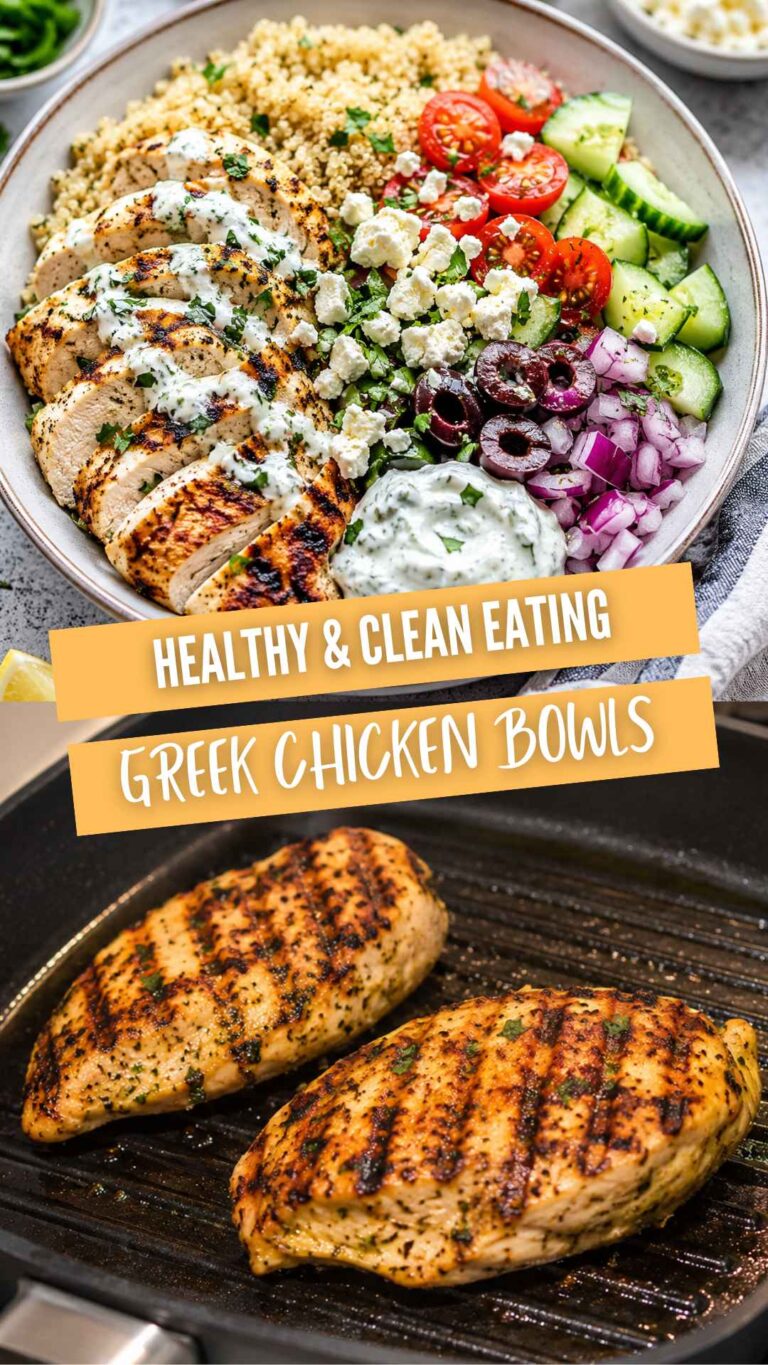 Healthy Greek Chicken Bowl Recipe
