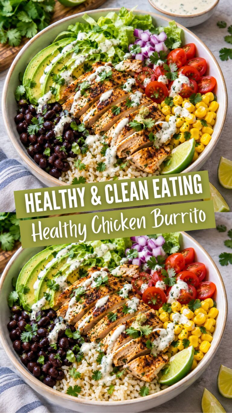 Healthy Chicken Burrito Bowl