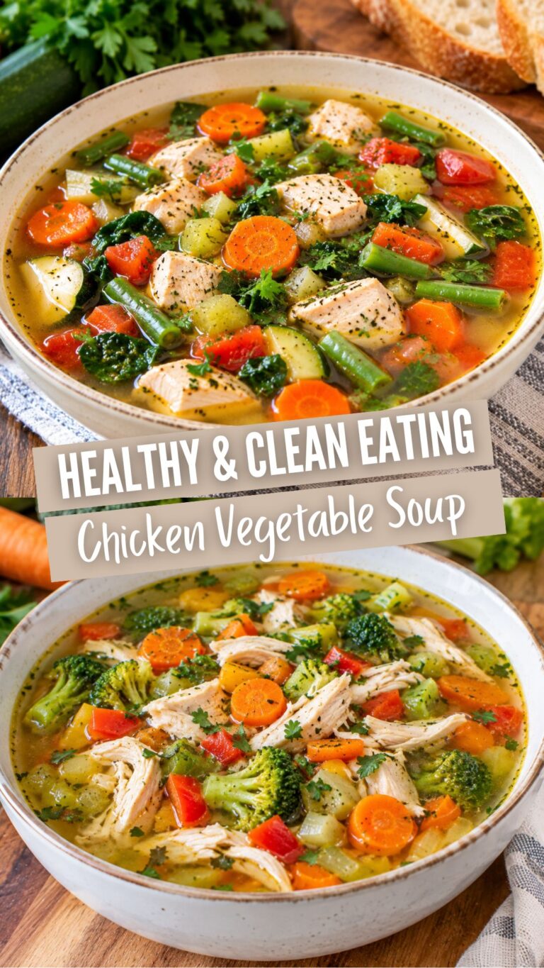 Healthy Chicken & Vegetable Soup