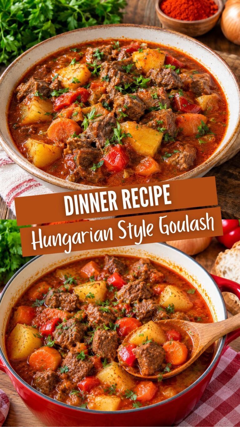 Traditional Hungarian Style Goulash